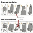 thumbnail image 4 of Funda universal para asiento de coche, protectores de decoración de interiores automáticos, envolvente completo, 4 of 8