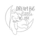 thumbnail image 3 of Calcomanía de pared de Dumbo, luna, estrella, sueño grande, pequeño, elefante de dibujos animados, vinilo, calcomanía para pared, habitación infantil, calcomanías para decoración de pared, 3 of 5