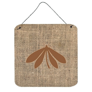 Moth Burlap and Brown BB1060 Wall or Door Hanging Prints