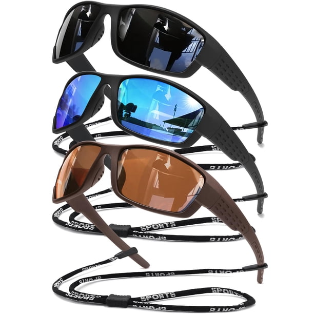 Gafas de Sol Deportivas SQOQS Polarizadas con Protección UV400 para Hombre