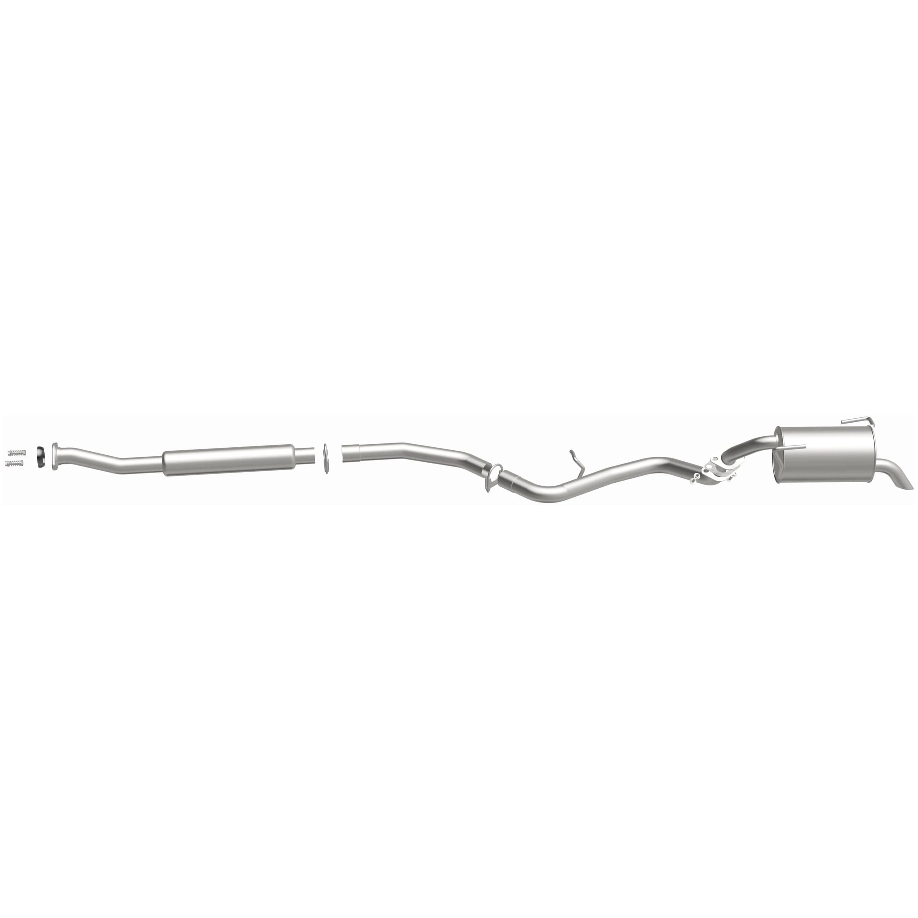 BRExhaust OE Replacement Exhaust System Kit 106-0162: Compatible with 2010-2019 Subaru Outback 2.5L