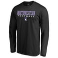 thumbnail image 2 of Men's Black Northwestern Wildcats Team Unity Football Long Sleeve T-Shirt, 2 of 3