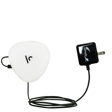 Gomadic Intelligent Compact AC Home Wall Charger suitable for the Voice Caddie VC300 - High output power with a convenient, foldable plug design - Use
