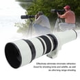 thumbnail image 4 of Teleobjetivo Prime De Enfoque Fijo De 500 Mm F/6.3 + Anillo Adaptador De Montura De Lente T2 Z, Teleobjetivo De Fotografía Astronómica Para Cámaras Sin Espejo Z, 4 of 7