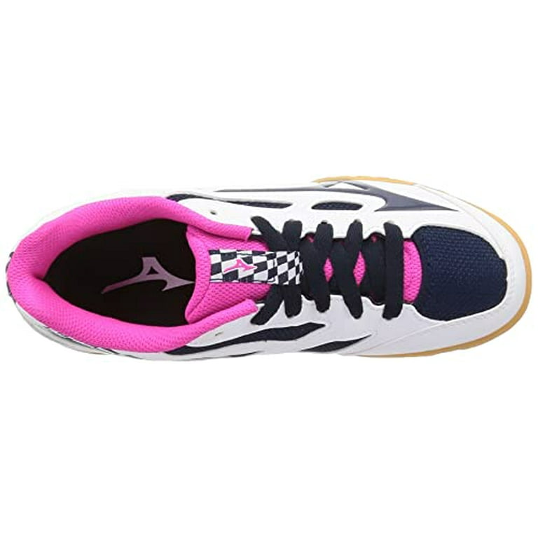 Mizuno Table Tennis Shoes Cross Match Sword White x Navy x Pink 28.0 cm 2E