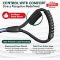 thumbnail image 4 of Sporn Non-Friction Dog Training Leash, Heavy-Duty Non-Slip Padded Nylon Dog Leash 4ft for Maximum Control, No Pull Dog Leash with Trigger Snap Buckle, Patented Design Dog Leash, Black, 4 of 7