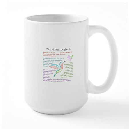 

CafePress - The Hummingbird Mugs - 15 oz Ceramic Large Mug