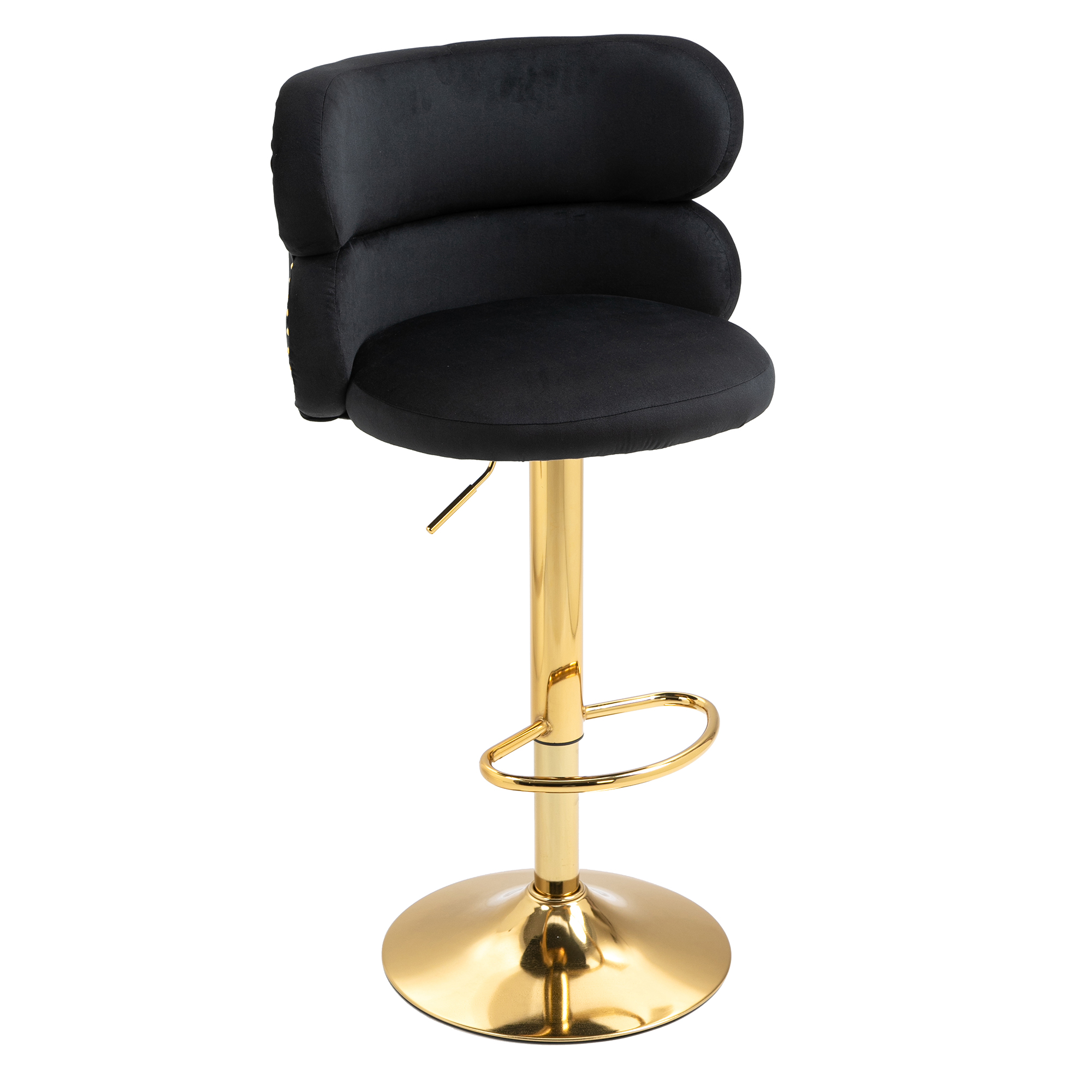 Adjustable Counter Height Velvet Bar Stools, Kitchen Counter Island