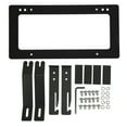 thumbnail image 1 of License Number Plate Frame, Aluminium Alloy Stable  Normal Intakes License Plate Mount Bracket  For Automotive Black, 1 of 8