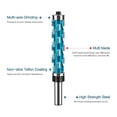 thumbnail image 2 of Premium CNC-Ready Woodworking Spiral Router Bit with Double Bearings - 12mm Shank, 3/4 Inch Cutting Diameter, 85mm Length - Disposable Design for Precision Milling, Engraving & Contour Trimming in, 2 of 5