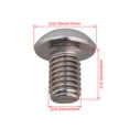 thumbnail image 3 of BQLZR 150Pcs Metric Thread M5x8mm Hex Screws Bolts Fastner 304 Stainless Steel, 3 of 3