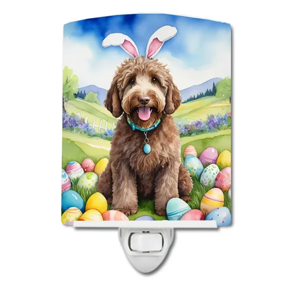 Labradoodle Ceramic Night Light