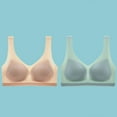 thumbnail image 6 of Kuorak Women Bra Super Thin Hollow Out Detachable Pads Cooling Ice Silk Breast Support Wireless Seamless Women Brassiere Inner Wear Clothes, 6 of 8