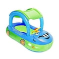 thumbnail image 3 of Flotador De Piscina Para Bebé Con Toldo, Bote De Natación Para Coche, Para Playa, Viajes, Fiestas Temáticas, Color Verde, 3 of 8