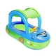 thumbnail image 2 of Juguete flotante para piscina,Flotador de piscina para bebés con dosel,suministros portátiles,Barco de baño con forma de coche,dibujos animados,cómodo verano,Flotador de piscina con Verde, 2 of 9