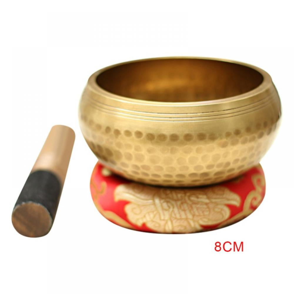 Tibetan Singing Bowl Yoga Meditation Massage Healing Music Gifts Hand Hammered Mindfulness 8 sizes 