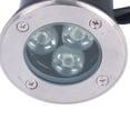 thumbnail image 3 of Luz enterrada Luz cálida impermeable Acero inoxidable LED Luz de paisaje para plazas Parques Scenic Spots Pathway, 3 of 8