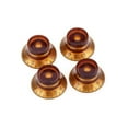 thumbnail image 4 of Imperial Inch Size Top Hat Bell Knobs for USA Made Gibson Les Paul SG Electric Guitar, Amber Set of 4 Amber, 4 of 7