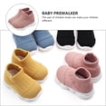 thumbnail image 4 of 1 par de prewalkers para bebés, suaves y antideslizantes, para prewalkers, adorables zapatos tejidos para bebés, 4 of 7
