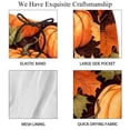 thumbnail image 4 of luoweisi Men's Beach Shorts Quick Dry Swim Trunks with Mesh Lining Maple Leaf Pumpkin S, 4 of 5