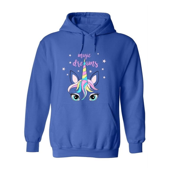 Beautiful Unicorn Eyes Hoodie Women -Image by Shutterstock, Female 3X-Large