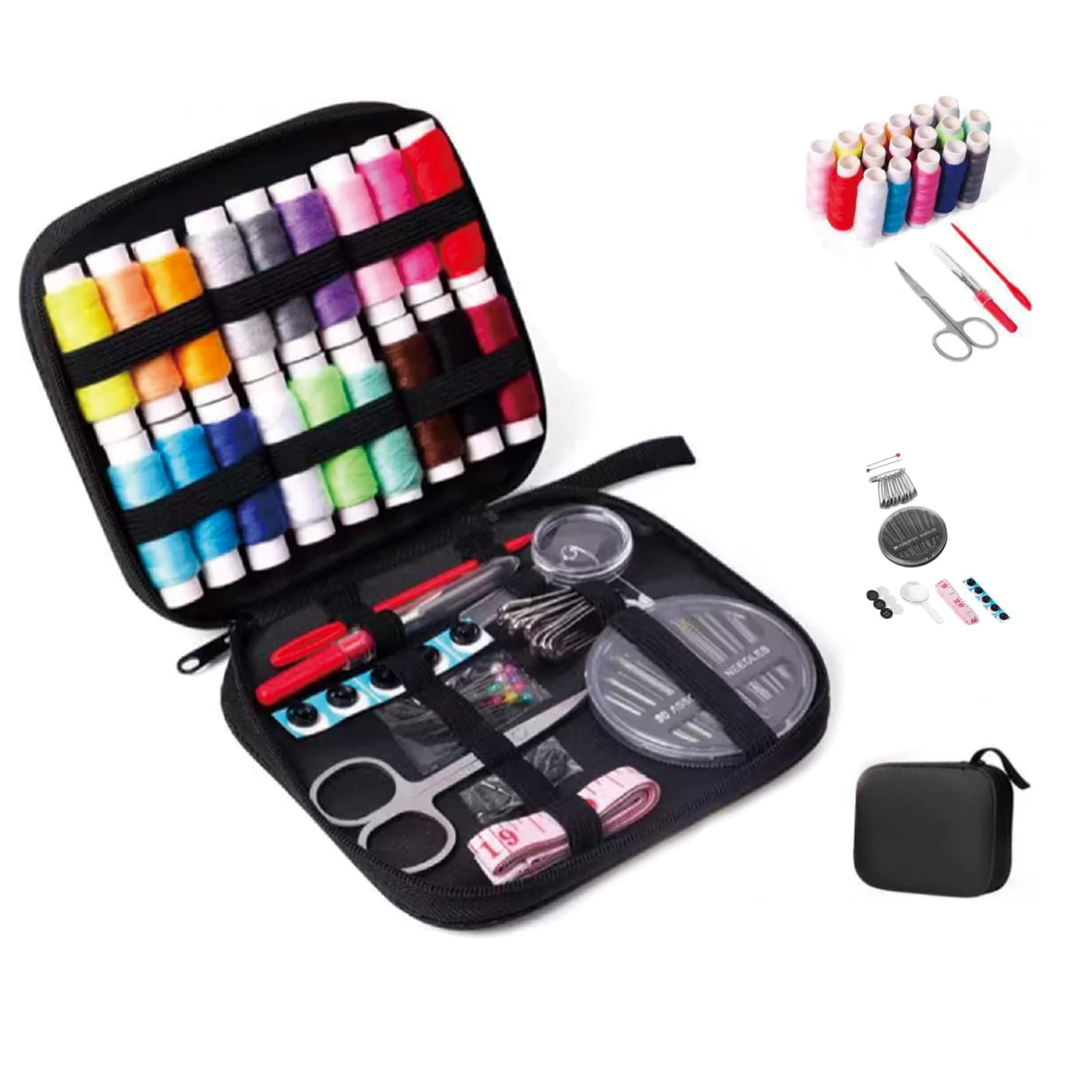 2026 New DIY Embroidery Stitch Collection, Includes Illustrated Guide to 106 Universal Embroidery Stitches with Free Tutorials and 86-Piece Sewing Tool Kit(1PC)