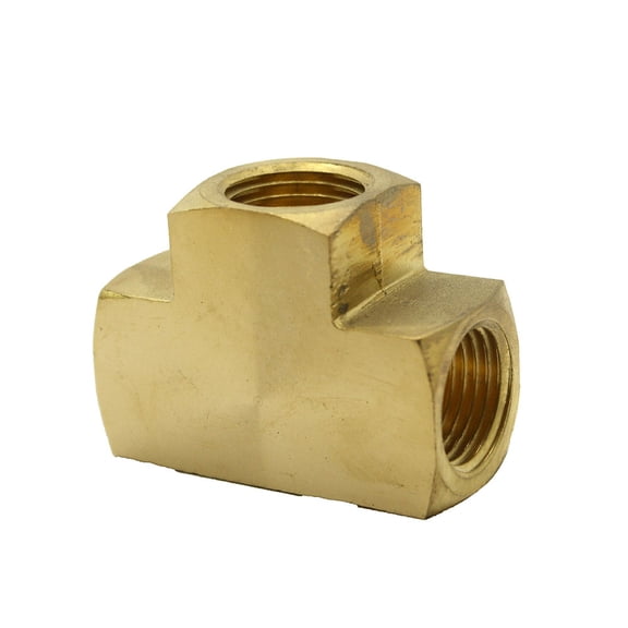 Thrifco 5316013 3/8 Tee Brass Barstock