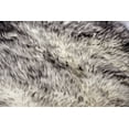thumbnail image 2 of Natural 676685001719 2 x 3 ft. New Zealand Single Sheepskin Rug - Gradient Grey, 2 of 4