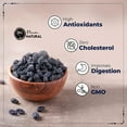 Premium Seedless Black Raisins By Plum Natural 200gm, Rich In Fibre