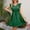 Green, variant on Gspmoly Womens Dress, Women'S Wooden Ear Waistband V-Neck Vacation Casual Dress Cocktail Dresses Holiday Gifts