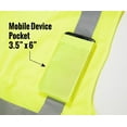 thumbnail image 4 of RK Safety High Visibility Safety Vest with Reflective Strips and Pockets - ANSI Class 2 - Neon Yellow / 5XL, 4 of 6