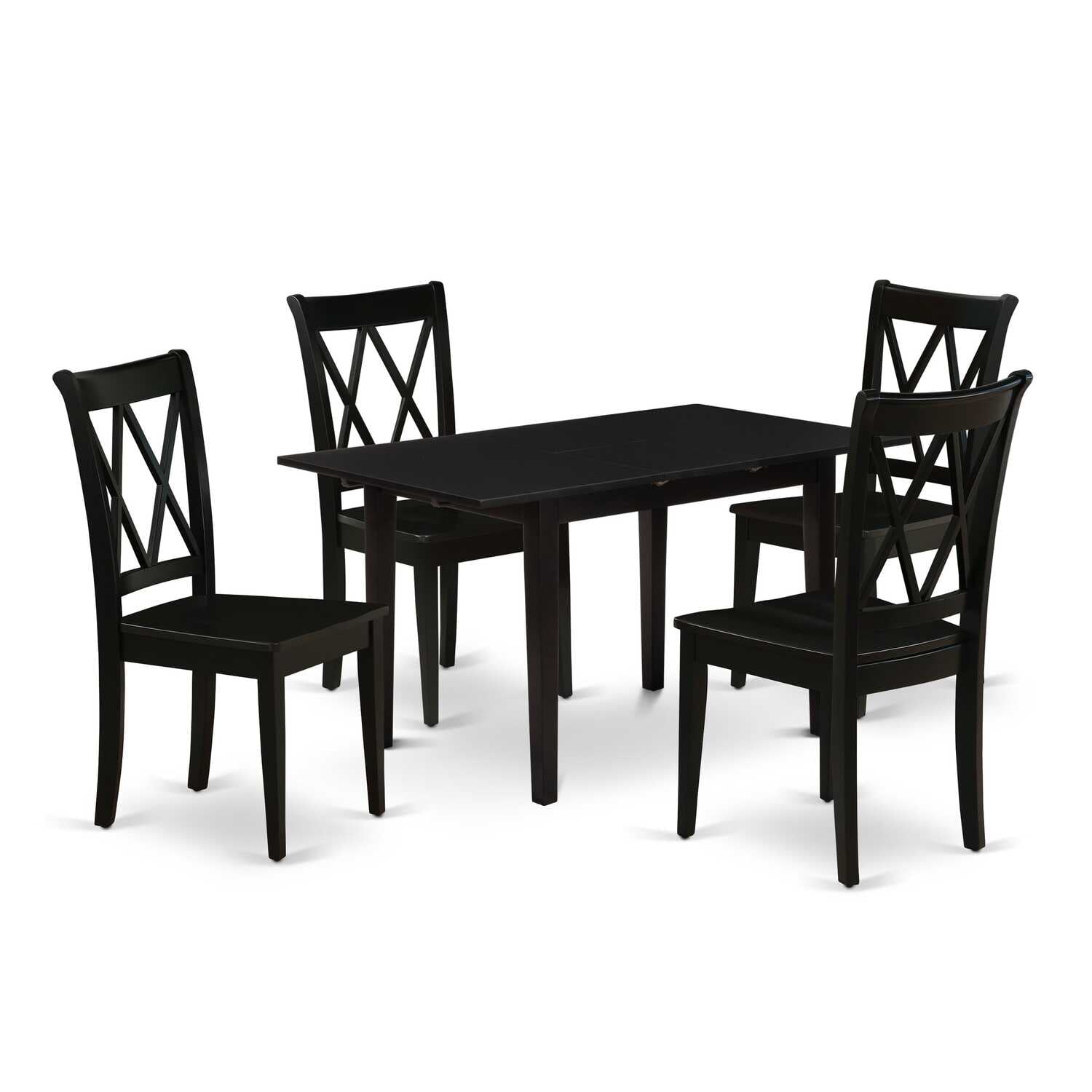 East West Furniture 5 Piece Dining Table Set