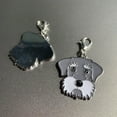 thumbnail image 3 of 2PCS Dog Keychain Ring Pendants, Cute Pet Mini Dog Memorial Keyring Metal Lightweight Dog Keychain Gift 5#-Gray Schnauzer, 3 of 4