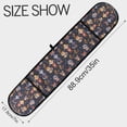thumbnail image 3 of Dailycode Double Sided Oven Mitt with Loop Heat Resistant Kitchen Long Potholders 7" x 35" Pirate Civet Cat and Leaf, 3 of 6