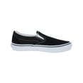 thumbnail image 2 of Vans Mens Skate Slip-on Leather Lifestyle Skate Shoes B/W 8 Medium (D), 2 of 3