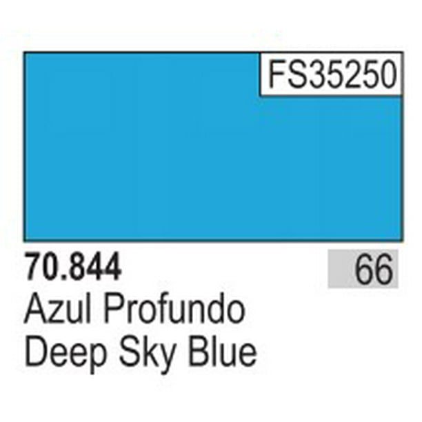 17ml Bouteille de Couleur Modèle Bleu Ciel Profond