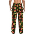 thumbnail image 3 of Daiia Cartoon Snail Men's Sleep Pant with Pockets and Drawstring,Pajama Pants-XX-Large, 3 of 9