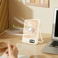 thumbnail image 6 of Digital Display Five Speed Desktop Small Fan USB Charging Portable Home Mini Desktop Small Fan Can Be Wall Mounted High Wind Power Large Capacity Fan, 6 of 6