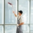 thumbnail image 2 of Autrinix Window Cleaning Pole, 3-in-1 Wash Brush Scrape System, 180° Adjustable Head & Lightweight Aluminum, For High-Rise Homes & Commercial Use, 2 of 10