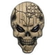 thumbnail image 1 of Pegatinas de calavera de aleación de zinc para coche, calcomanías 3D de calavera para portátil, calcomanías de calavera para equipaje, accesorios de ordenador para coche, camión y motocicleta, 1 of 8