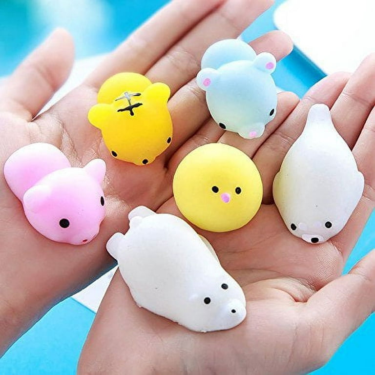 Magik 25~100 Pack Squishy Lot Slow Rising fidget toy Kawaii Cute Mini  Animal Hand Toys (25 Pack) 