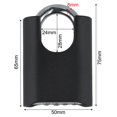 thumbnail image 4 of Large Heavy Combination Lock 4 Digits High Security Padlock Security Lock, 4 of 8