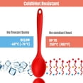 thumbnail image 4 of 4 Pcs Silicone Cooking Spoons Set, Silicone Serving Spoon Silicone Nonstick Mixing Spoons Slotted Spoons Large Nonstick Heat Resistant Spoons for Kitchen Cooking Bake Stir, 4 of 6