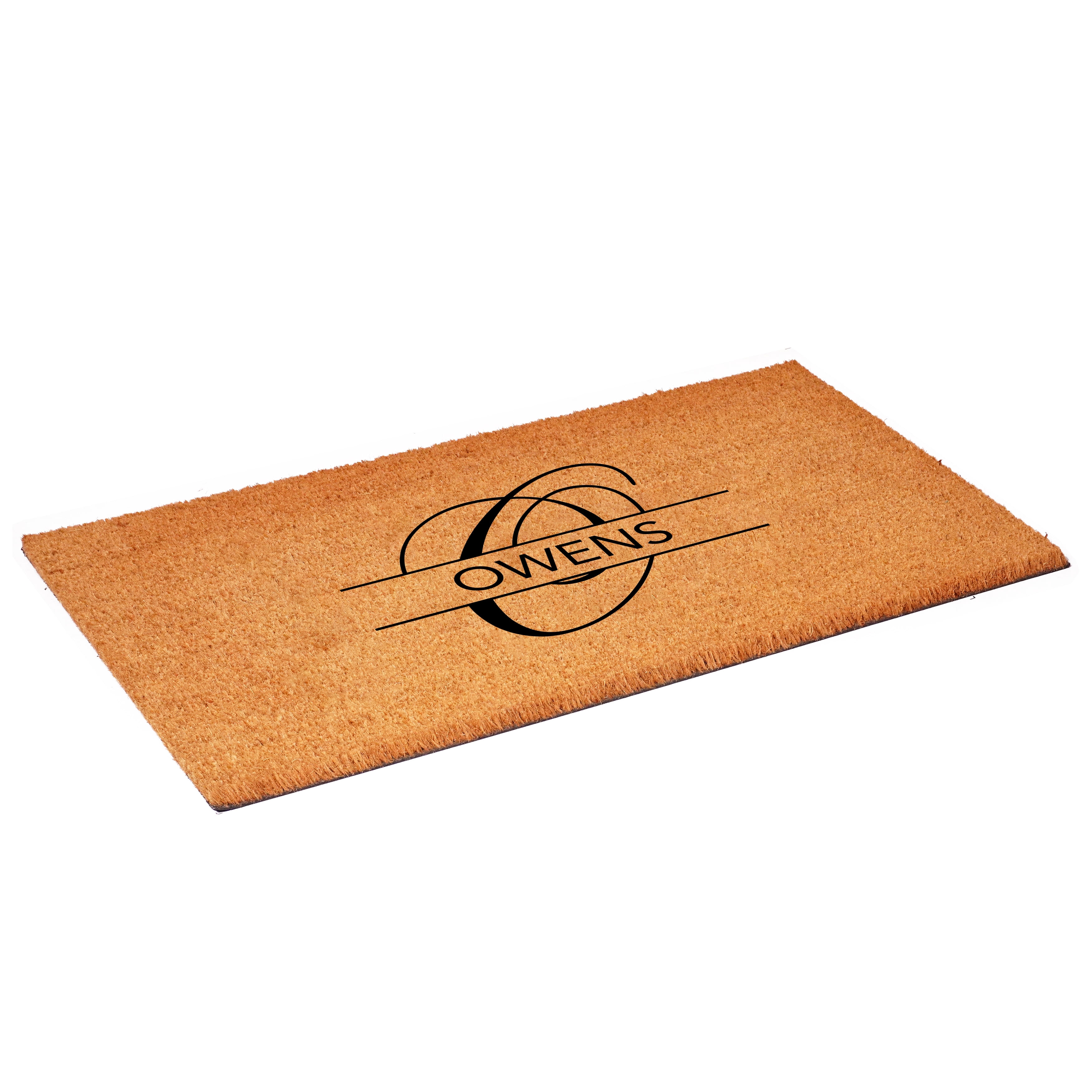 Calloway Mills 111111729 Owen Personalized Doormat 17" x 29"