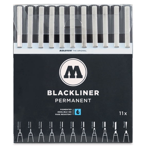 Molotow Blackliner - Set of 11