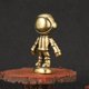 thumbnail image 2 of Brass Robot Antique Robot Statue Figurine Vintage Punk Style Robot Decoración del hogar, 2 of 6