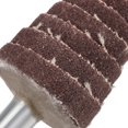 thumbnail image 4 of Rueda de aletas abrasivas en forma de cono de 20mm con vástago de 1/4" para desbarbar, lijar y pulir 240 granos 10 piezas, 4 of 4
