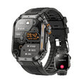 thumbnail image 1 of Reloj Inteligente Hombre Militar Impermeable Bluetooth Call Malubero Negro, 1 of 4