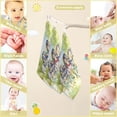 thumbnail image 3 of SKYSONIC Horse Carriage Outdoors Baby Muslin Washcloths Face Towel, 3 PCS Watercolor Burp Cloths Cotton Wipes Infant Wash Cloth for Newborn Boys Girls 12"x12", 3 of 7