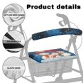 thumbnail image 5 of HELLHERO Christmas Snowman Rollator Seat Covers Back Cover and Seniors Adult Dust Proof Non-Slip Fit and Seniors Men Women, 5 of 7